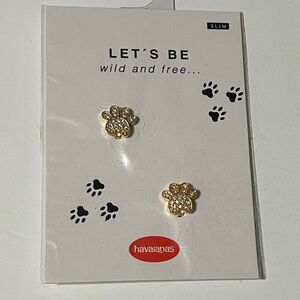 Havaianas Crystal Paws Flip Flop Shoe Charms